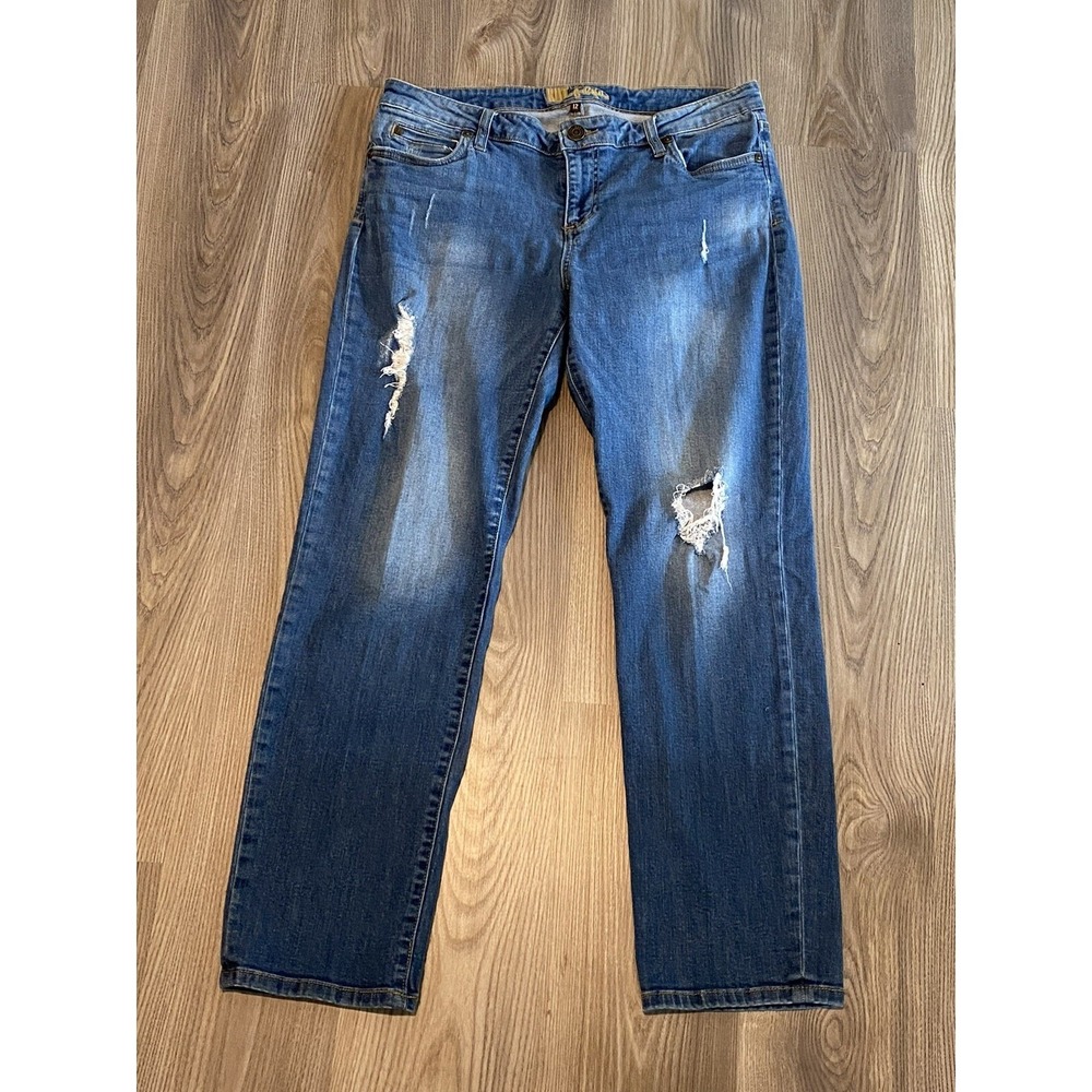 Kut From the Kloth Distressed Denim Jeans Womens size 12